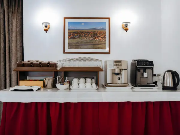 Zona de cafea si ceai – Pensiunea Veranda, Remetea, Harghita